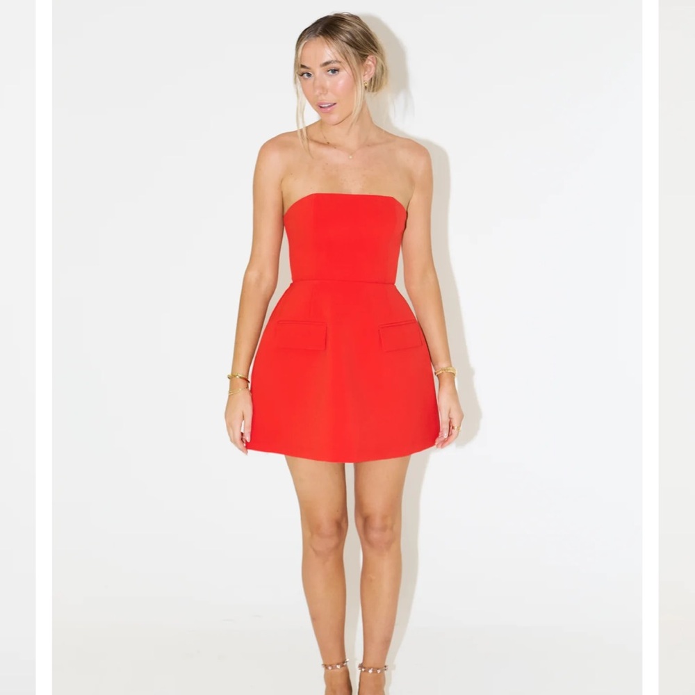 Red Odd Muse Dress